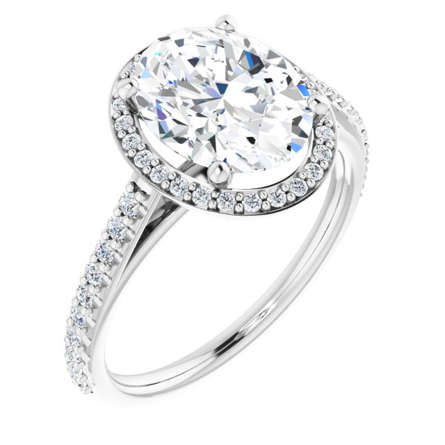 Halo-Style Engagement Ring
