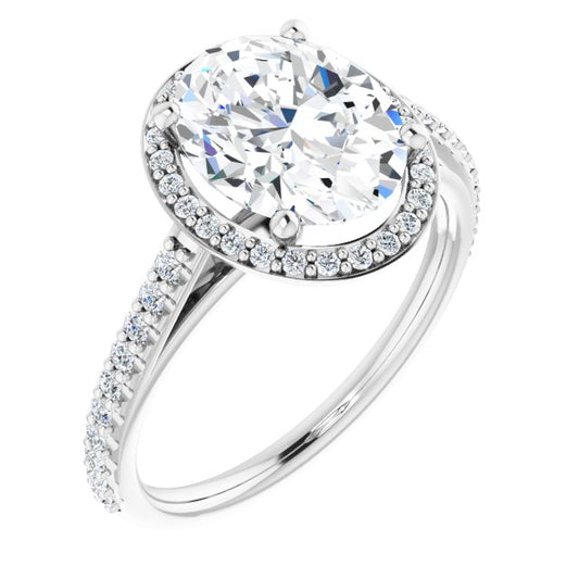 Halo-Style Engagement Ring
