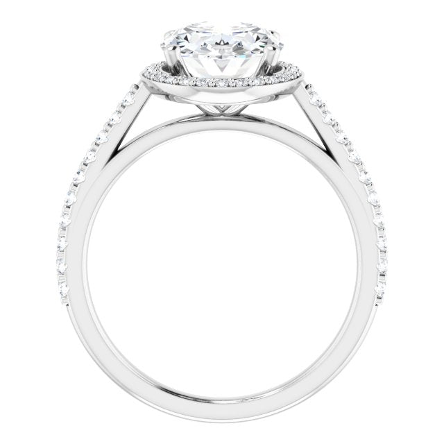 Halo-Style Engagement Ring