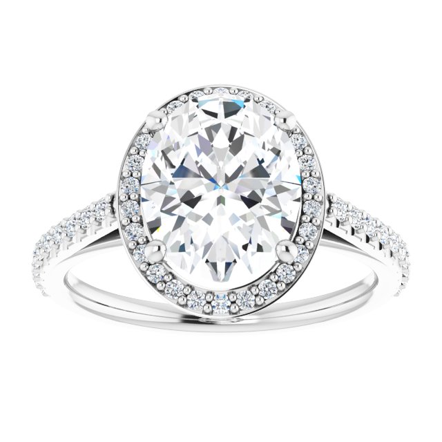 Halo-Style Engagement Ring