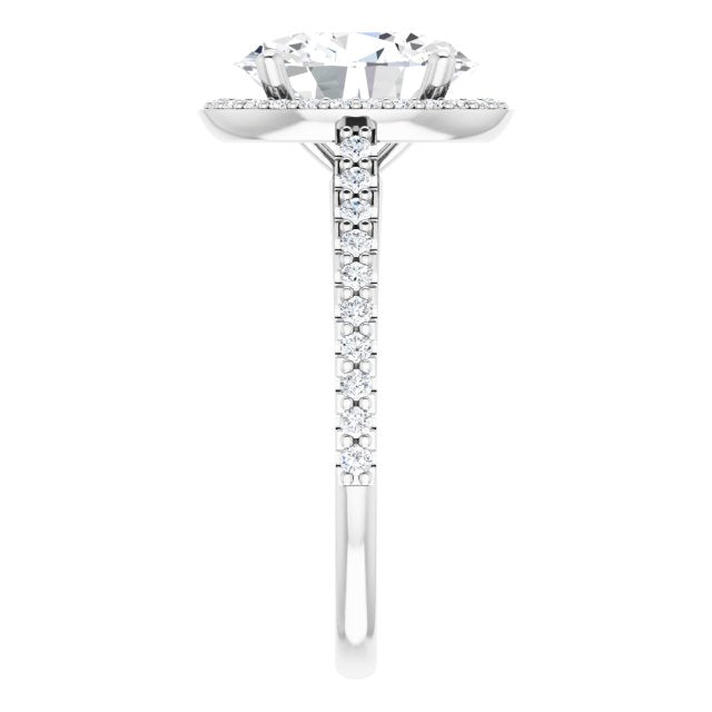 Halo-Style Engagement Ring