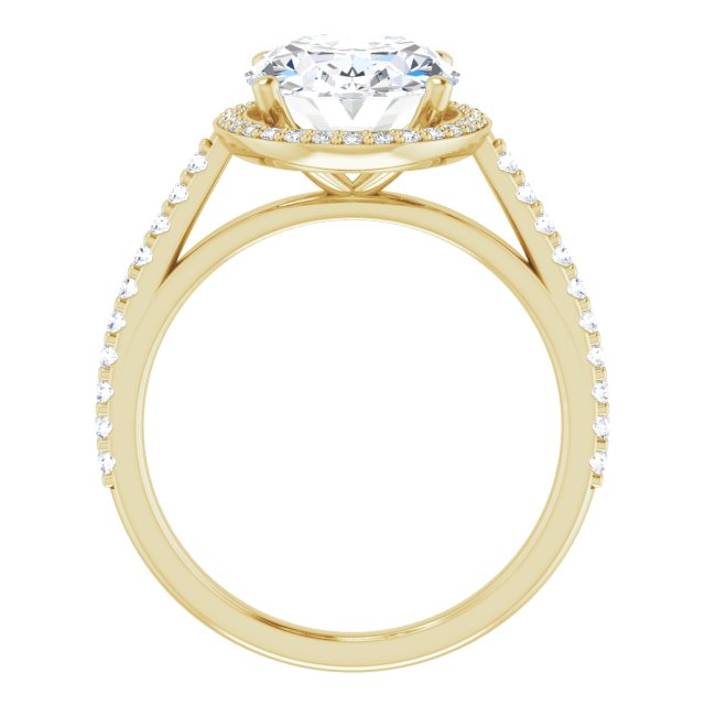 Halo-Style Engagement Ring