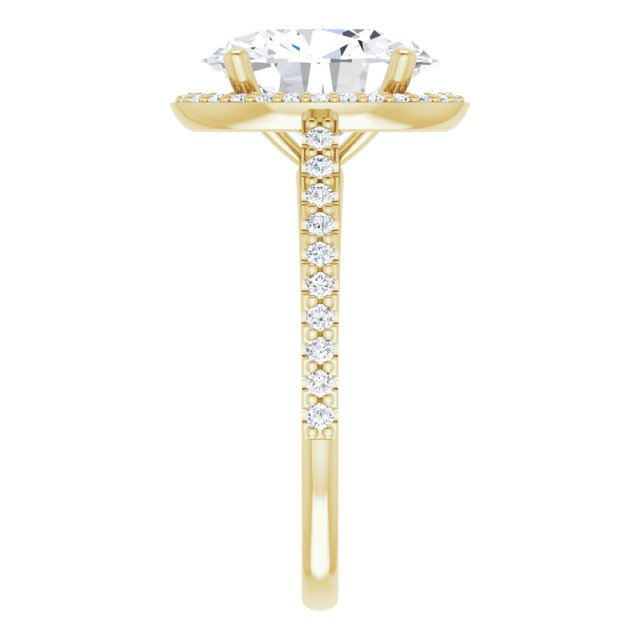 Halo-Style Engagement Ring