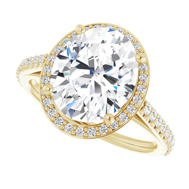 Halo-Style Engagement Ring