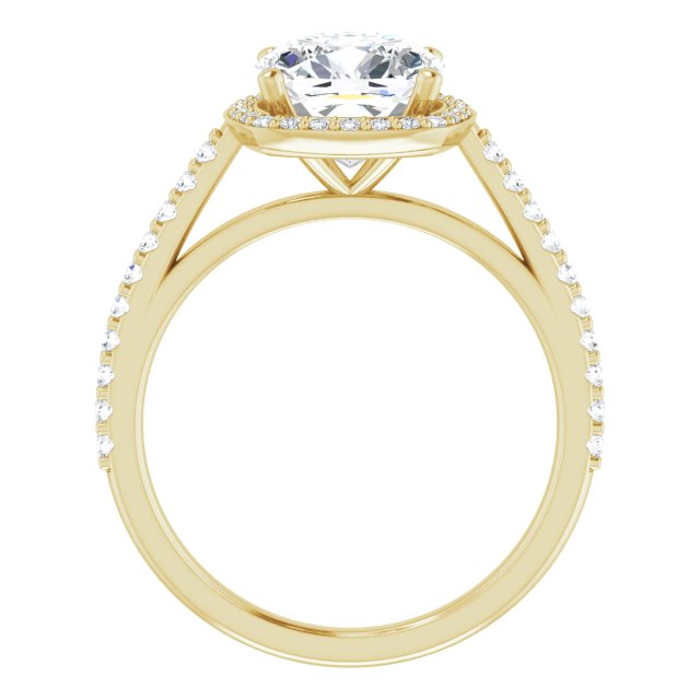 Halo-Style Engagement Ring