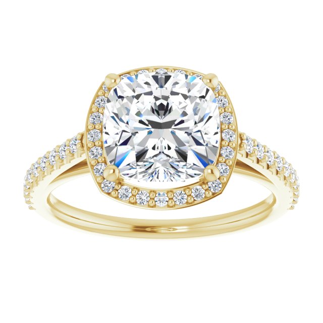 Halo-Style Engagement Ring