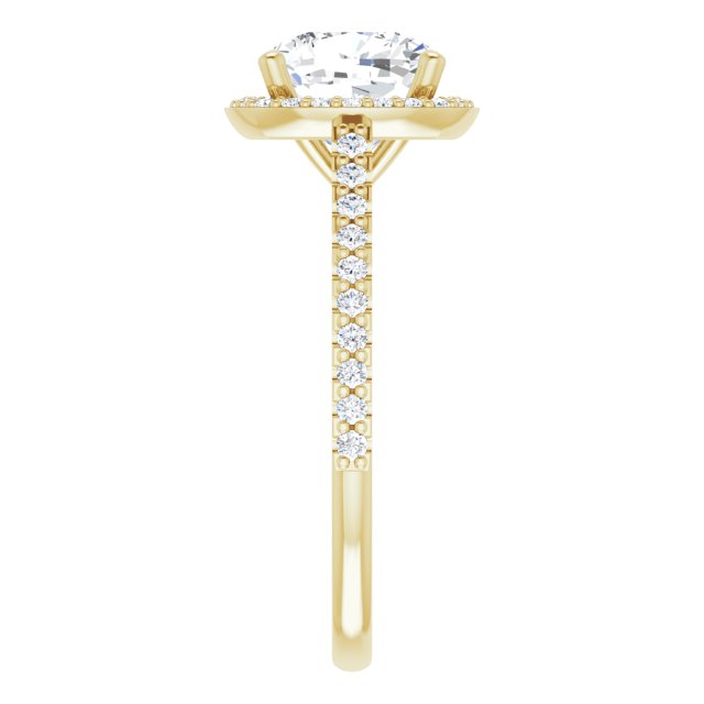 Halo-Style Engagement Ring