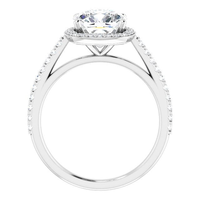 Halo-Style Engagement Ring