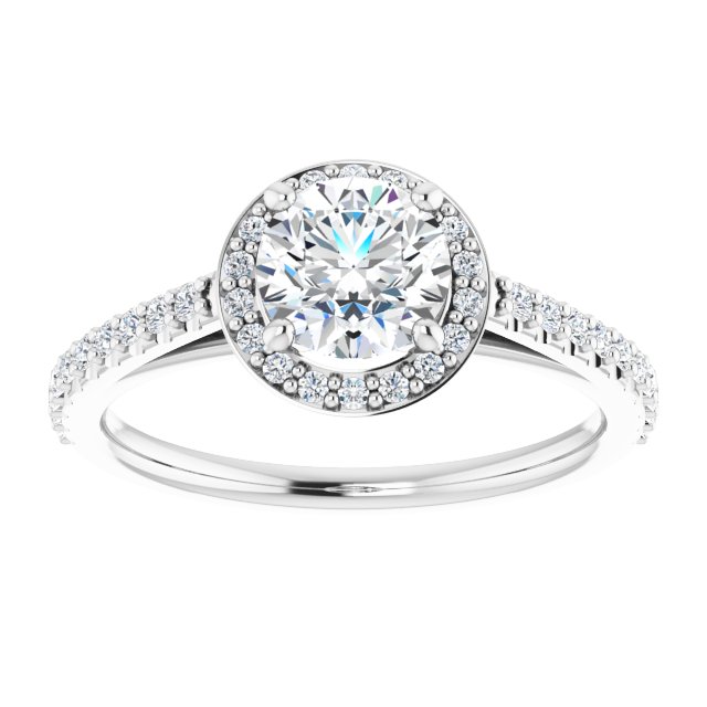 Halo-Style Engagement Ring