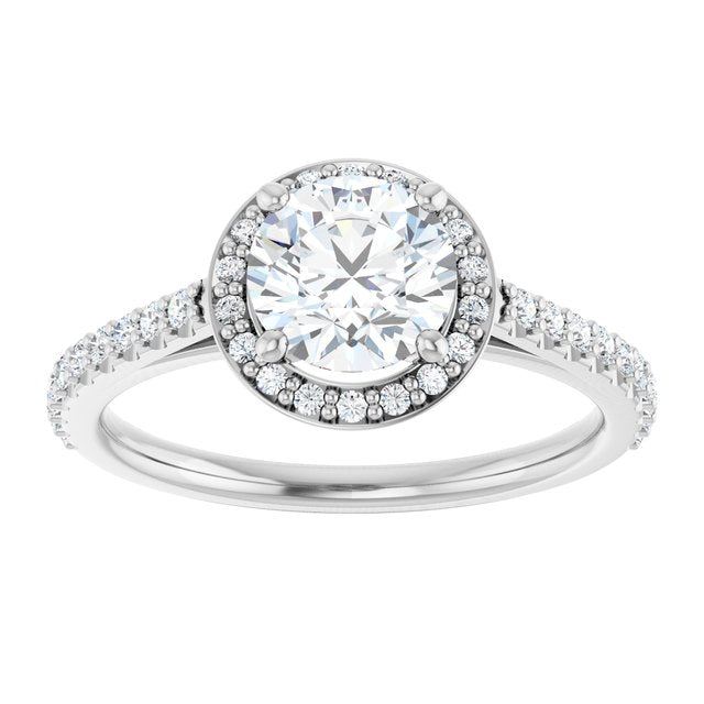 Halo-Style Engagement Ring