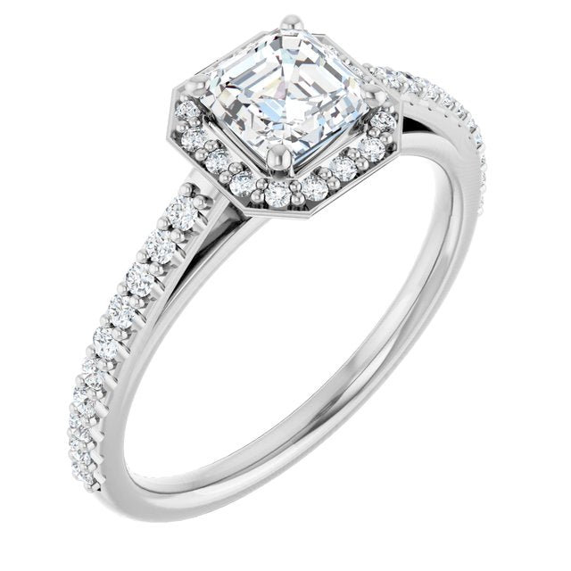 Halo-Style Engagement Ring