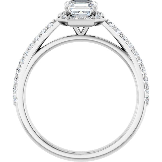 Halo-Style Engagement Ring