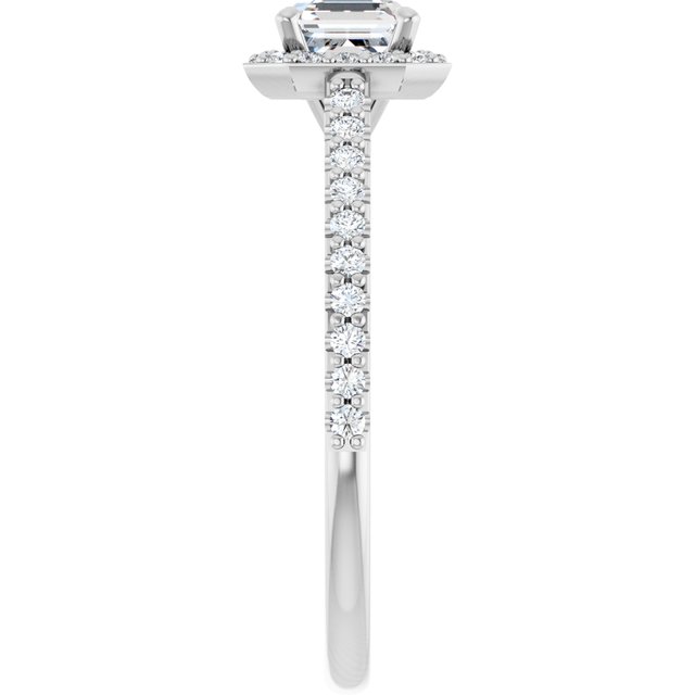 Halo-Style Engagement Ring