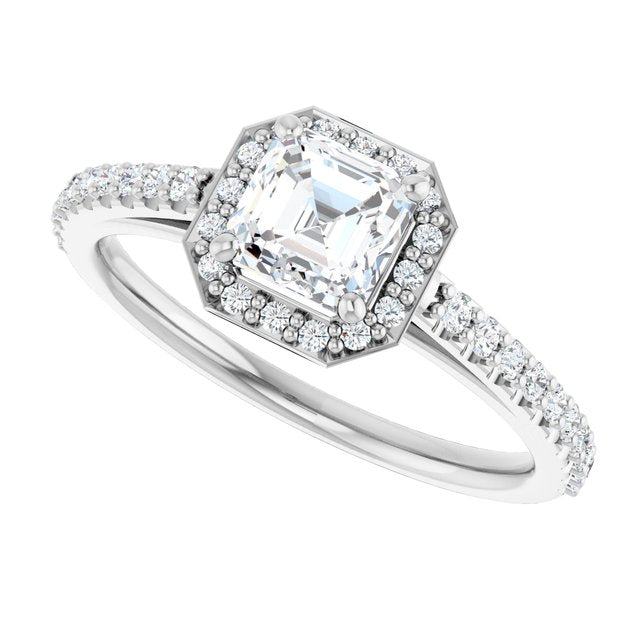 Halo-Style Engagement Ring