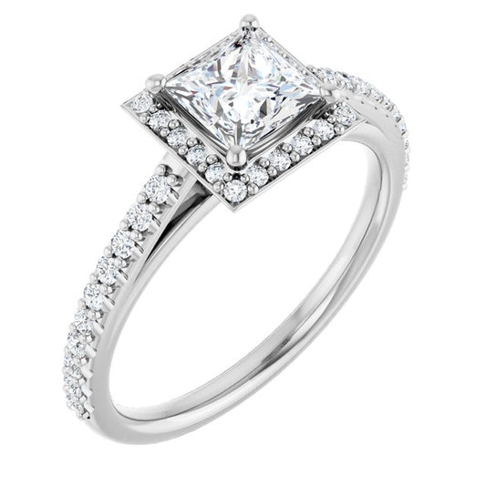 Halo-Style Engagement Ring