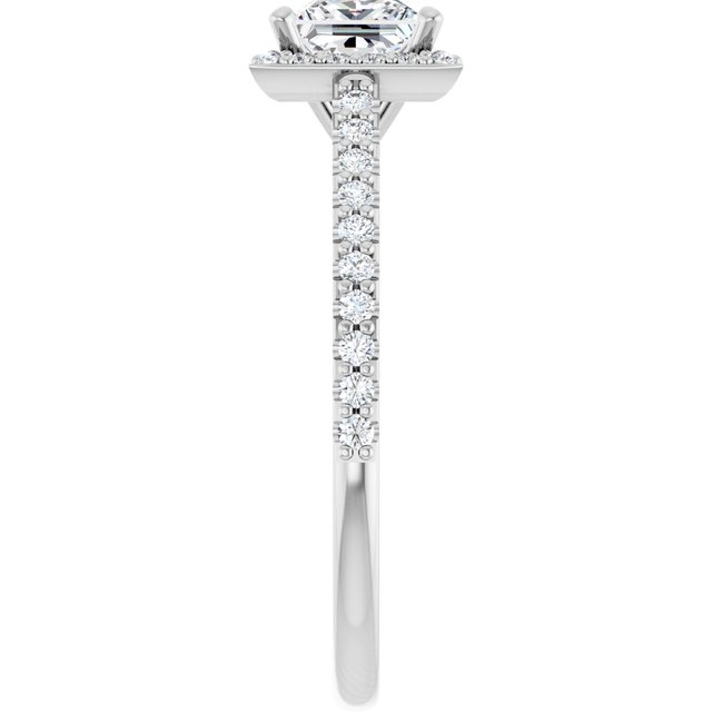 Halo-Style Engagement Ring