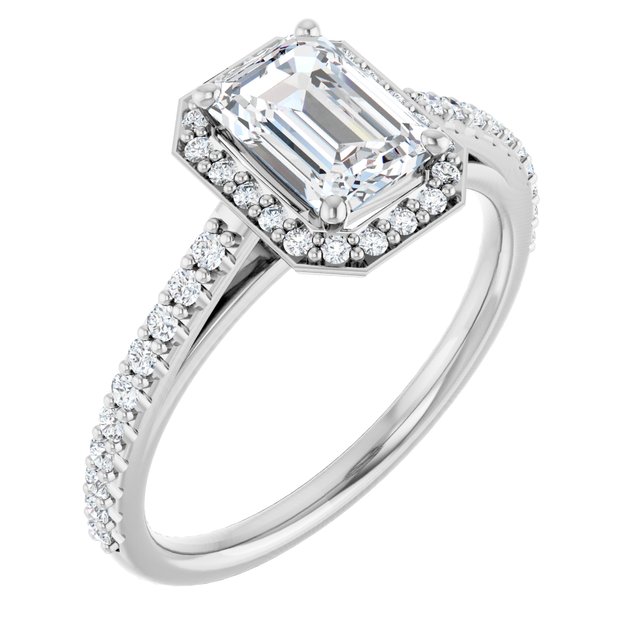 Halo-Style Engagement Ring