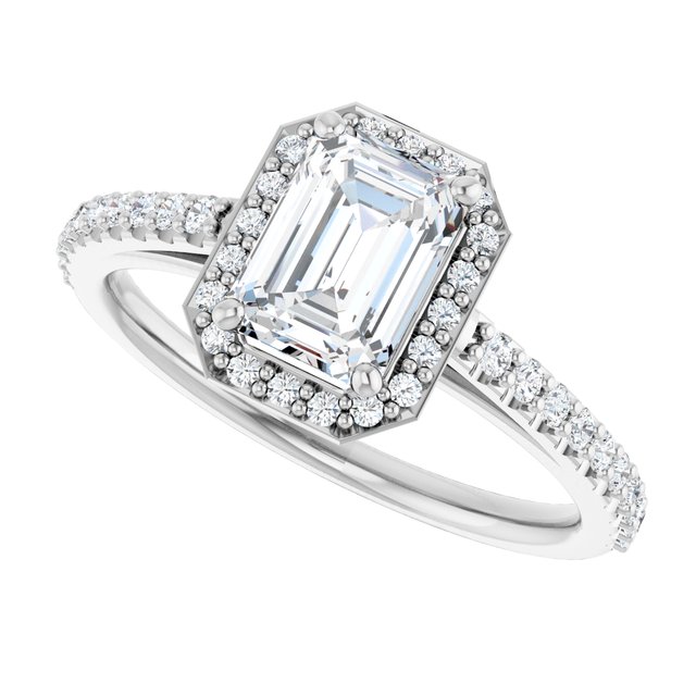 Halo-Style Engagement Ring