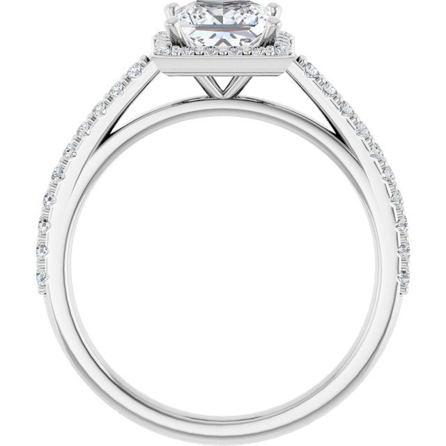 Halo-Style Engagement Ring