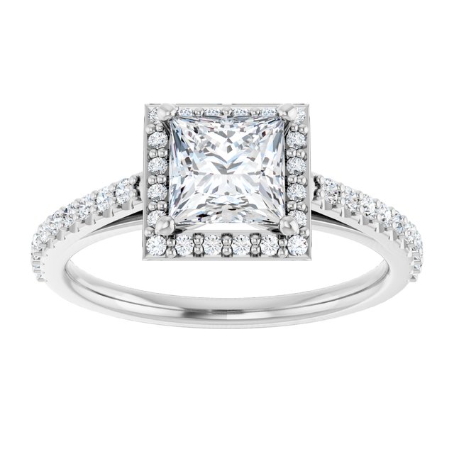 Halo-Style Engagement Ring