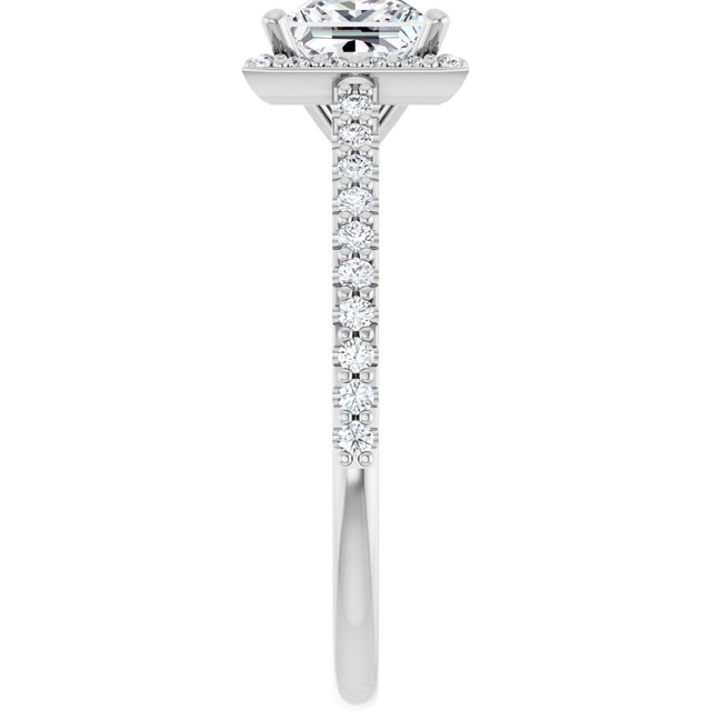 Halo-Style Engagement Ring