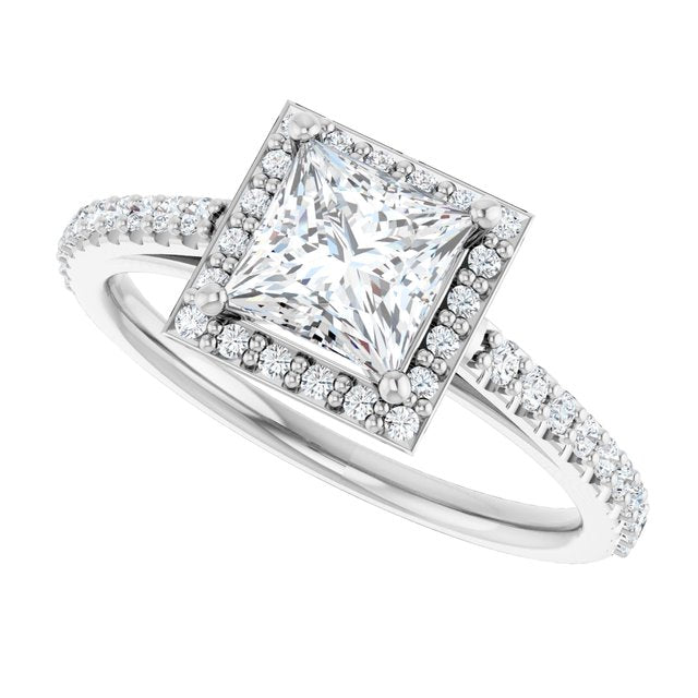 Halo-Style Engagement Ring