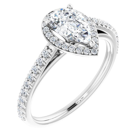 Halo-Style Engagement Ring