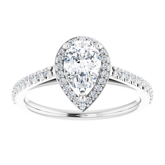 Halo-Style Engagement Ring