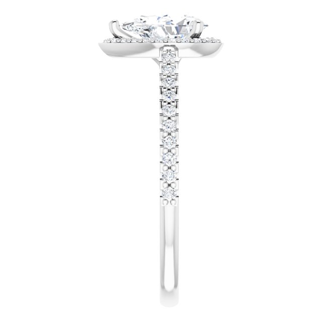 Halo-Style Engagement Ring