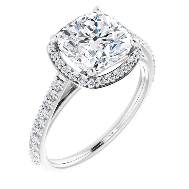 Halo-Style Engagement Ring