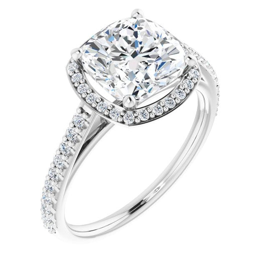 Halo-Style Engagement Ring