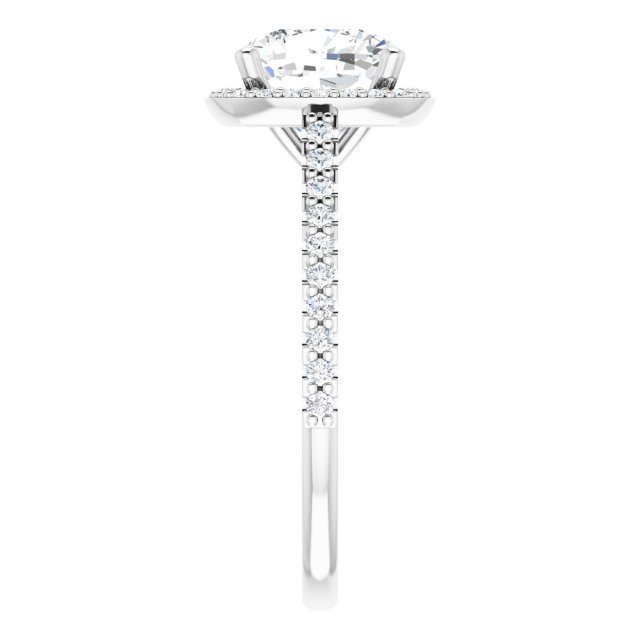 Halo-Style Engagement Ring