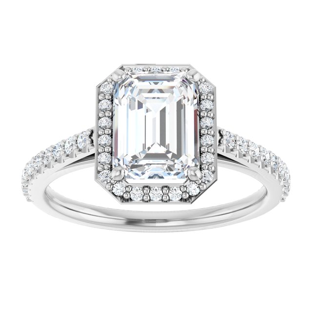 Halo-Style Engagement Ring
