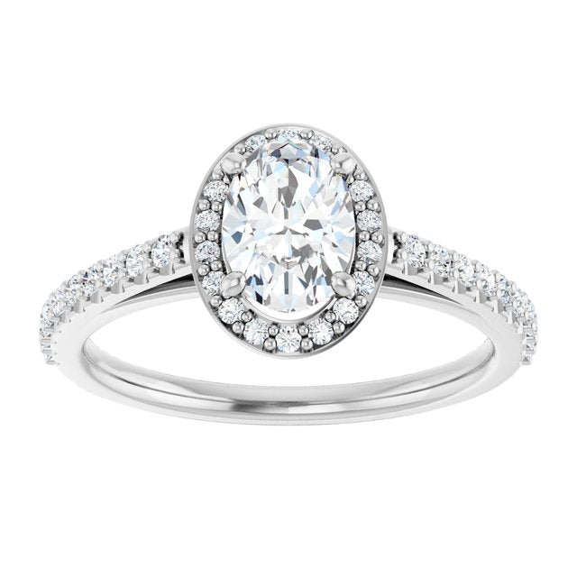 Halo-Style Engagement Ring