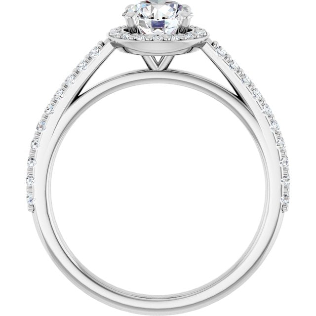 Halo-Style Engagement Ring