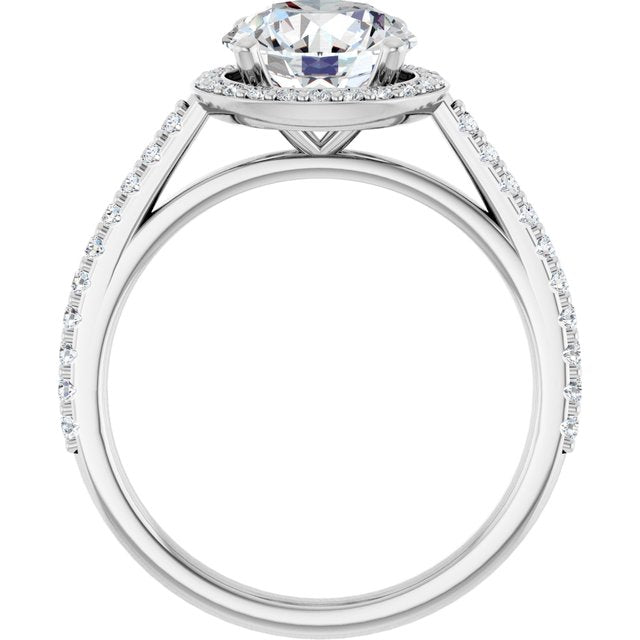 Halo-Style Engagement Ring