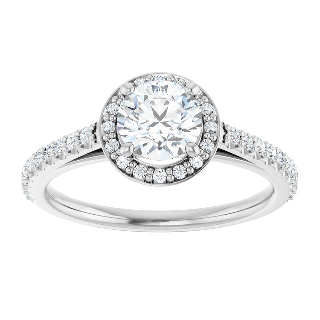 Halo-Style Engagement Ring