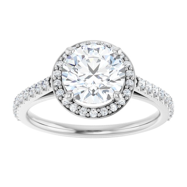 Halo-Style Engagement Ring