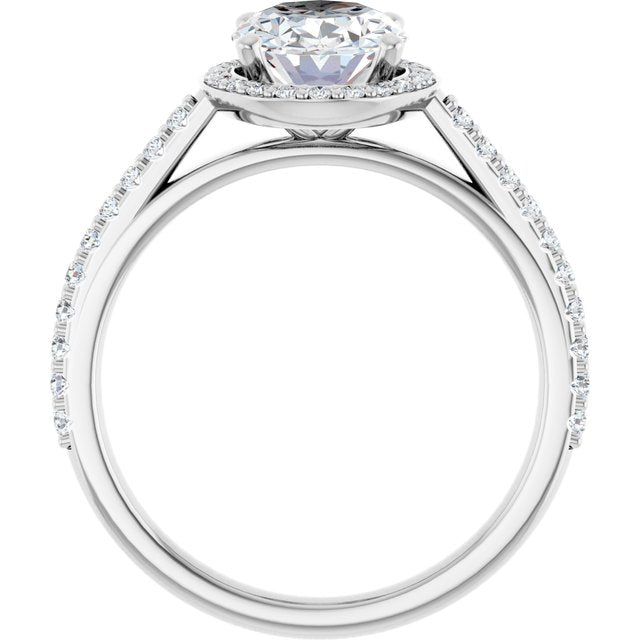 Halo-Style Engagement Ring