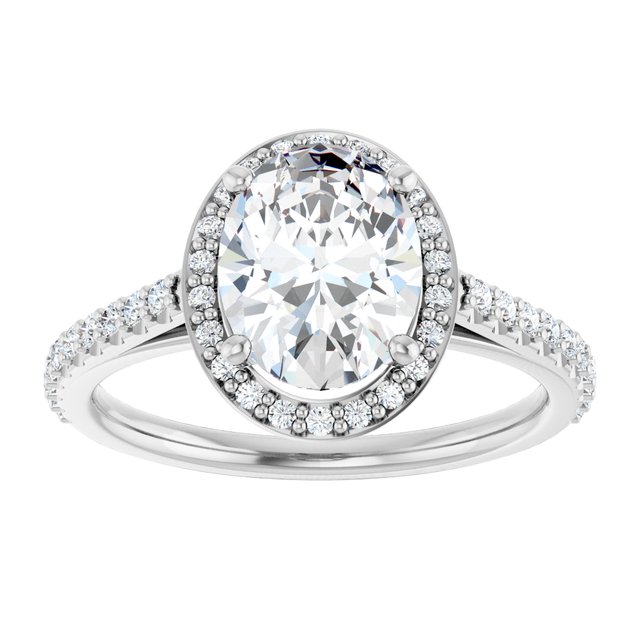Halo-Style Engagement Ring