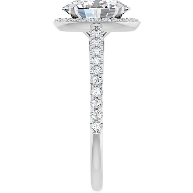 Halo-Style Engagement Ring