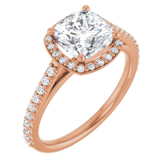 Halo-Style Engagement Ring