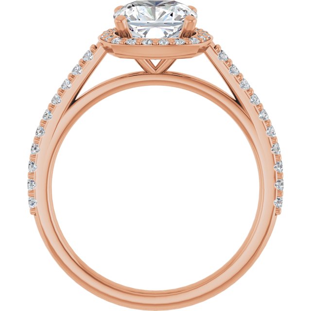 Halo-Style Engagement Ring