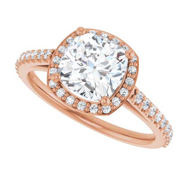 Halo-Style Engagement Ring