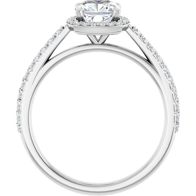 Halo-Style Engagement Ring