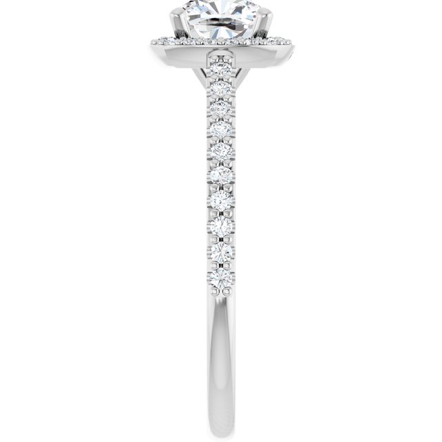 Halo-Style Engagement Ring