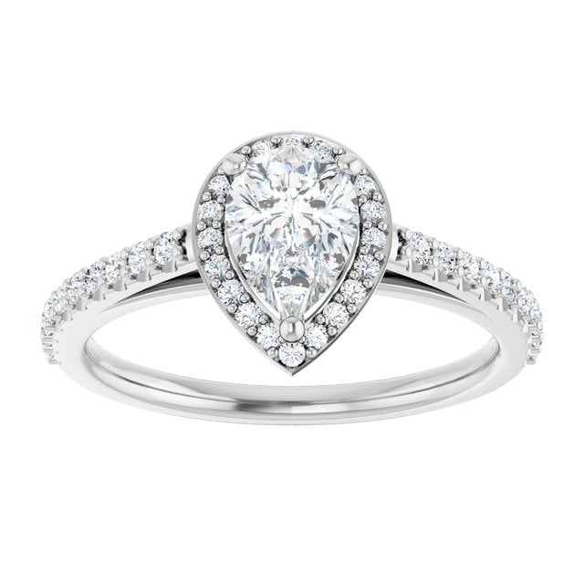 Halo-Style Engagement Ring