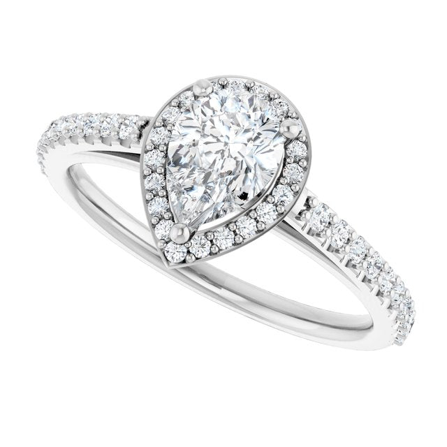 Halo-Style Engagement Ring