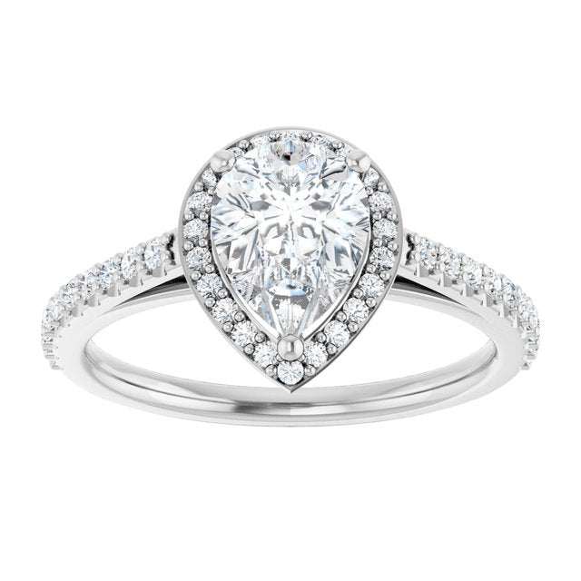 Halo-Style Engagement Ring