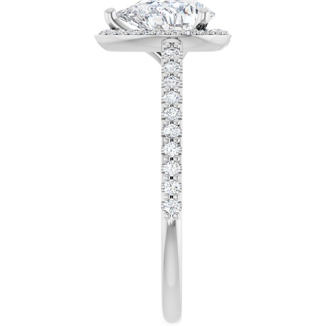 Halo-Style Engagement Ring